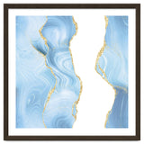 Blue & Gold Glitter Agate Texture 07 thumbnail