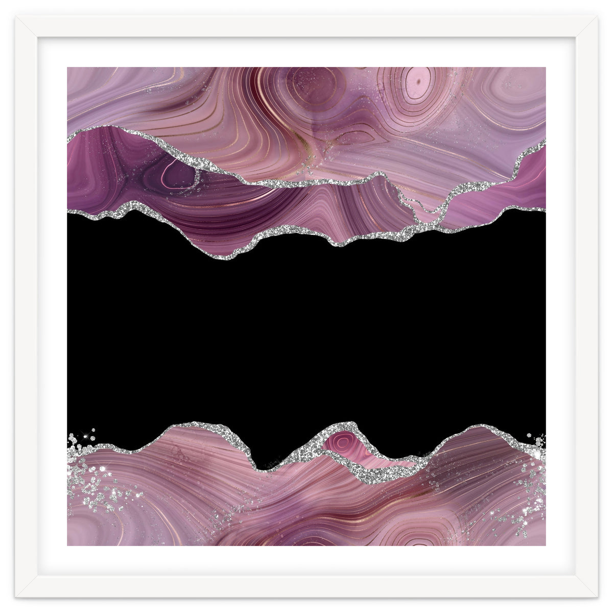 Mauve & Silver Agate Texture 03