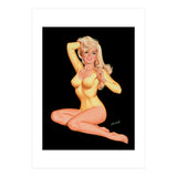 Beautiful Pinup Blonde (Print Only) thumbnail