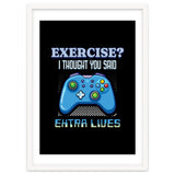Exercise I Thought You Said Extra Lives – Gamer Humor Gift for Video Game Lovers thumbnail
