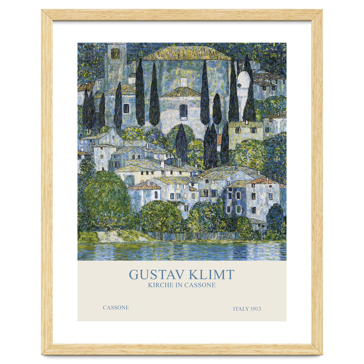 Gustav Klimt - Kirche in Cassone