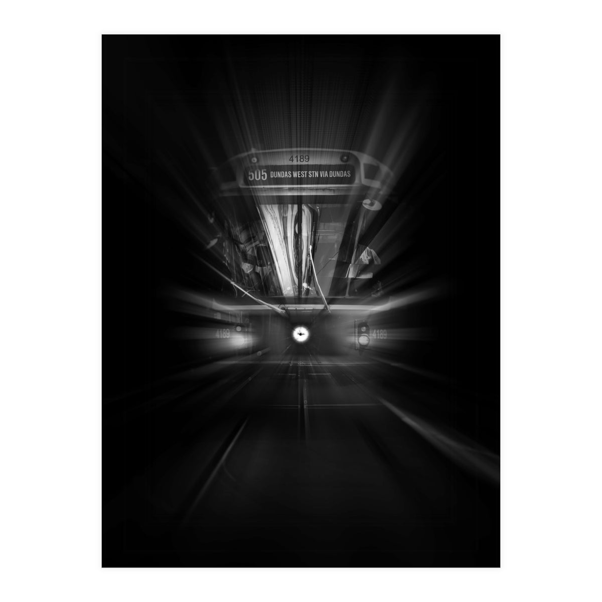 The 505 Dundas Streetcar Flow Version No 1 (Print Only)