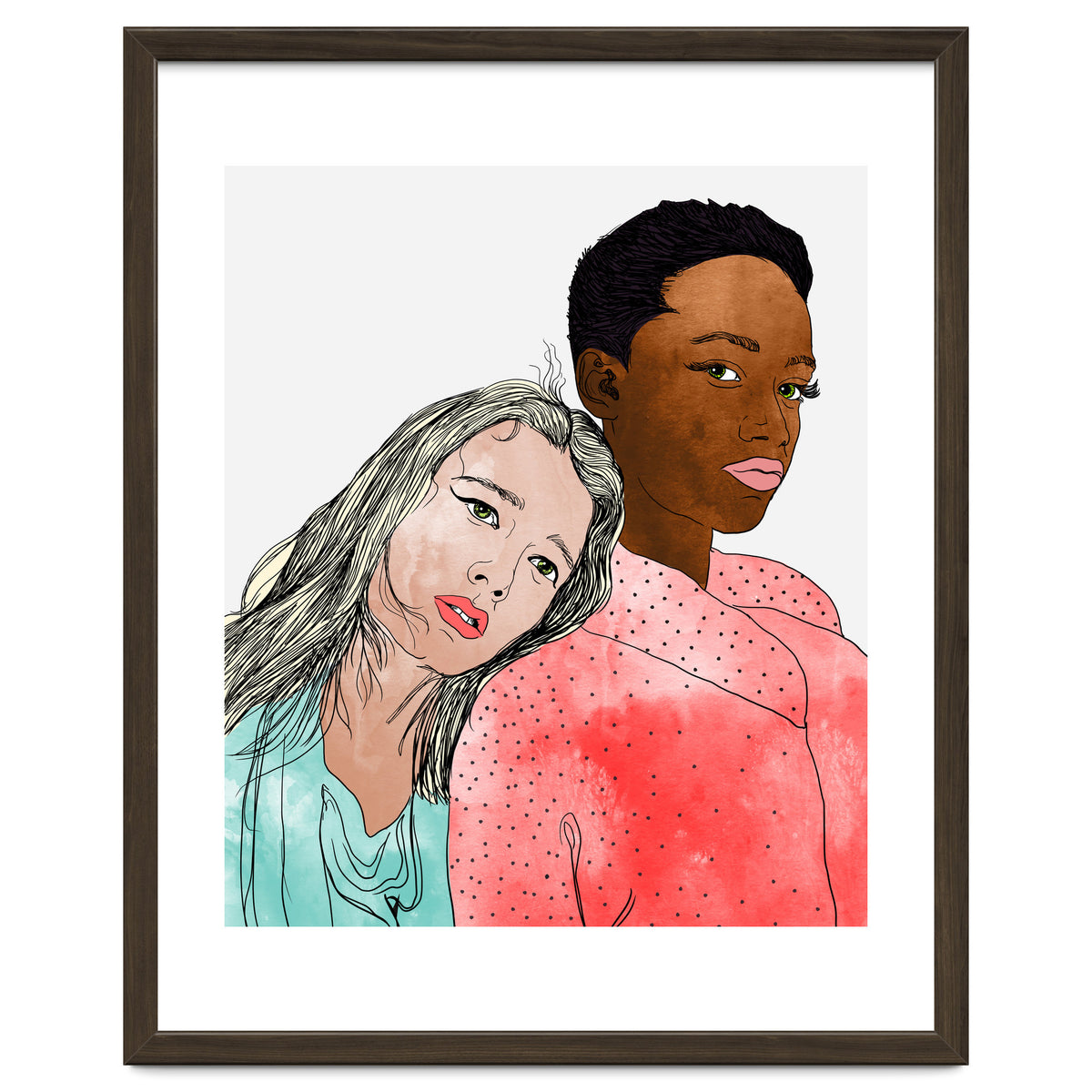 Egalitarism | Equality Anti-racism Feminism Multiculturism | Individuality Watercolor