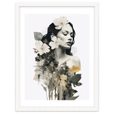 Collage Of A Woman And Flowers thumbnail