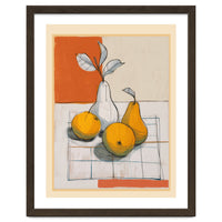 Modern Pear Still Life