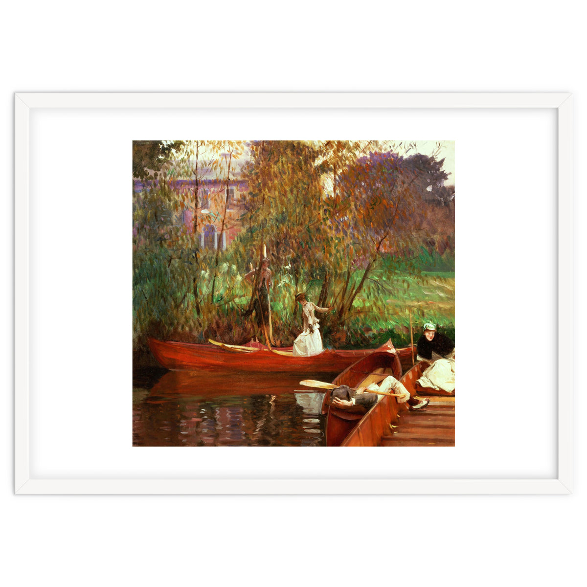 John Singer Sargent / 'The Boating Party', 1889, Oil on canvas, 88 x 92 cm.