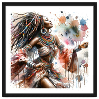 Skyward Beadwork Dancer Portrait