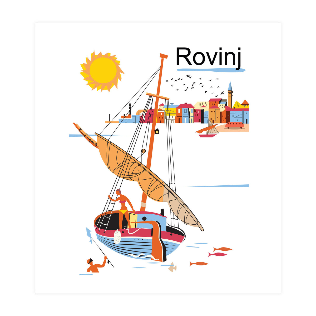 Rovinj, Croatia (Print Only)