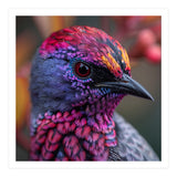 Vibrant Exotic Bird Detailed Feather Close Up (Print Only) thumbnail