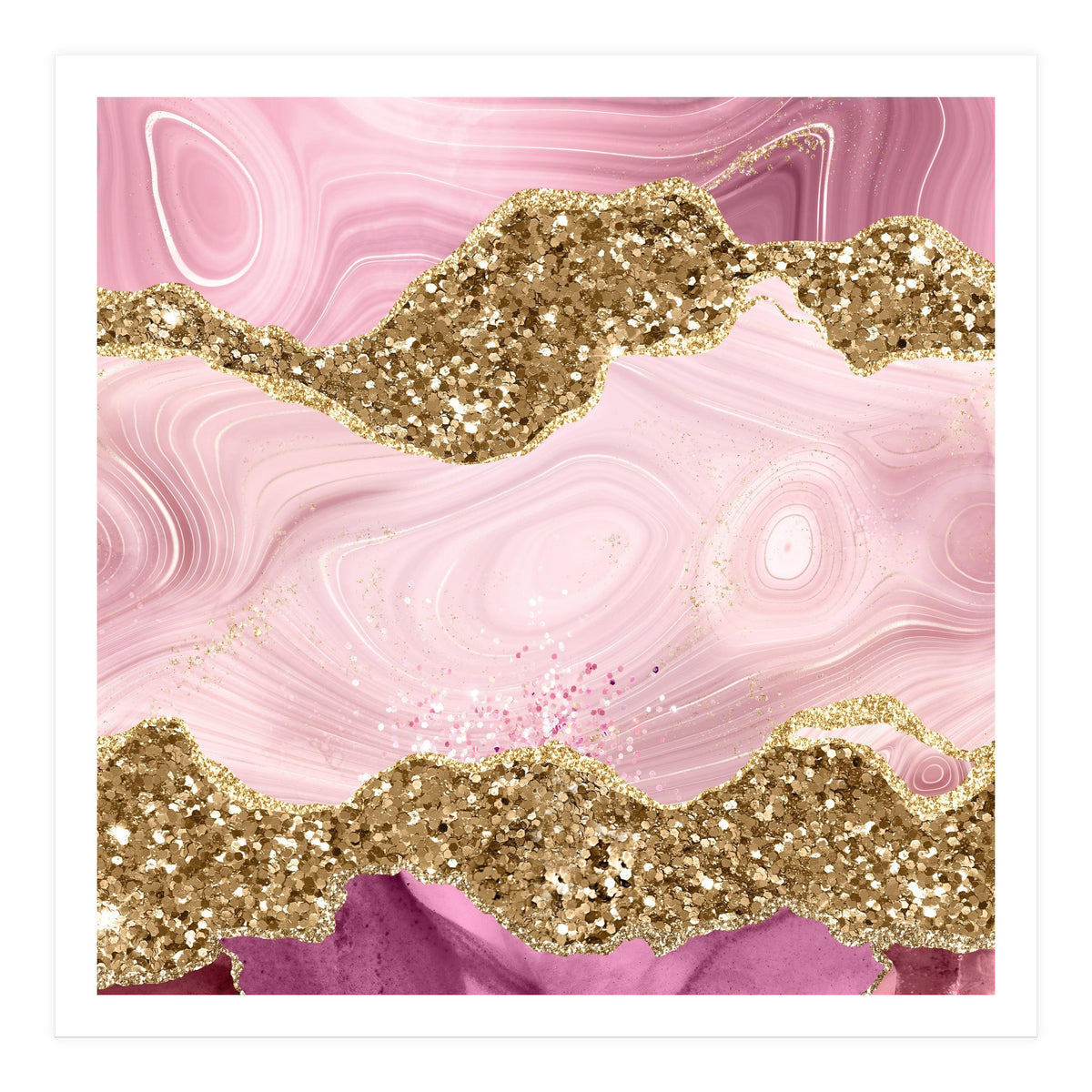 Agate Glitter Dazzle Texture 11 (Print Only)