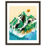 Grass Is Greener Wherever It Is Loved Positivity Nature Landscape Snow, Winter Mountains Painting Forest, Wild Travel Adventure thumbnail