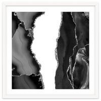 Black & Silver Agate Texture 07