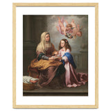 Bartolomé Esteban Murillo / 'Saint Anne with the Virgin', ca.  1655, Spanish School. VIRGIN MARY. thumbnail