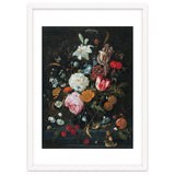Jan Davidsz. de Heem (Utrecht, 1606-Amberes, 1683/4). Flowers in a glass Vase with Fruit (ca. 166... thumbnail