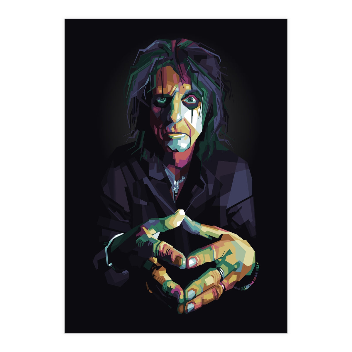 Alice Cooper Pop Art WPAP (Print Only)