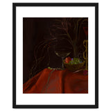 Dark Baroque Still Life Table and Wine oil thumbnail
