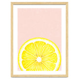 Lemon Slice, Fresh Citrus Kitchen Summer Art thumbnail