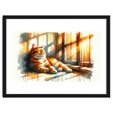 Cat Relaxing In Sunlight thumbnail