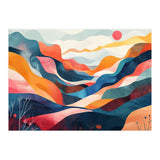 Abstract Mountain Landscape Art (Print Only) thumbnail