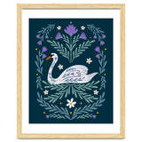 Swan Purple And Teal thumbnail