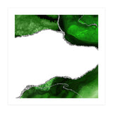 Green & Silver Agate Texture 11  (Print Only) thumbnail