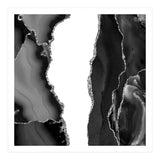 Black & Silver Agate Texture 07 (Print Only) thumbnail