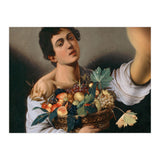 Boy With A Basket Of Fruit - Caravaggio - Selfie (Print Only) thumbnail