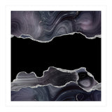 Black & Silver Glitter Agate Texture 03 (Print Only) thumbnail