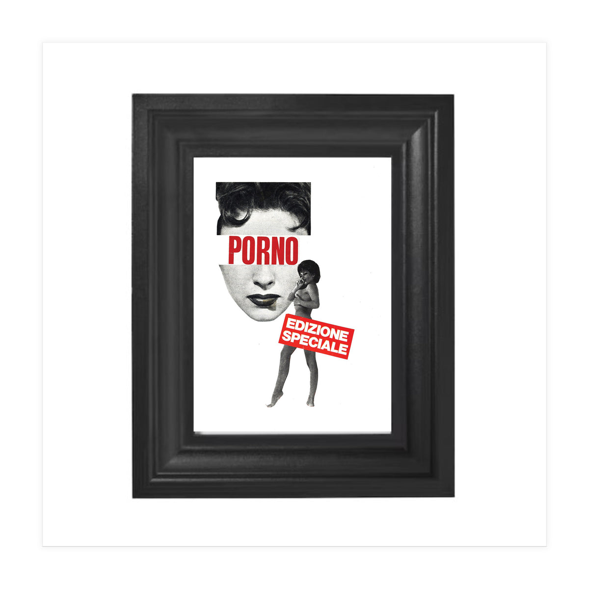 Porno Special Edition - Print of Paper Collage (Print Only)