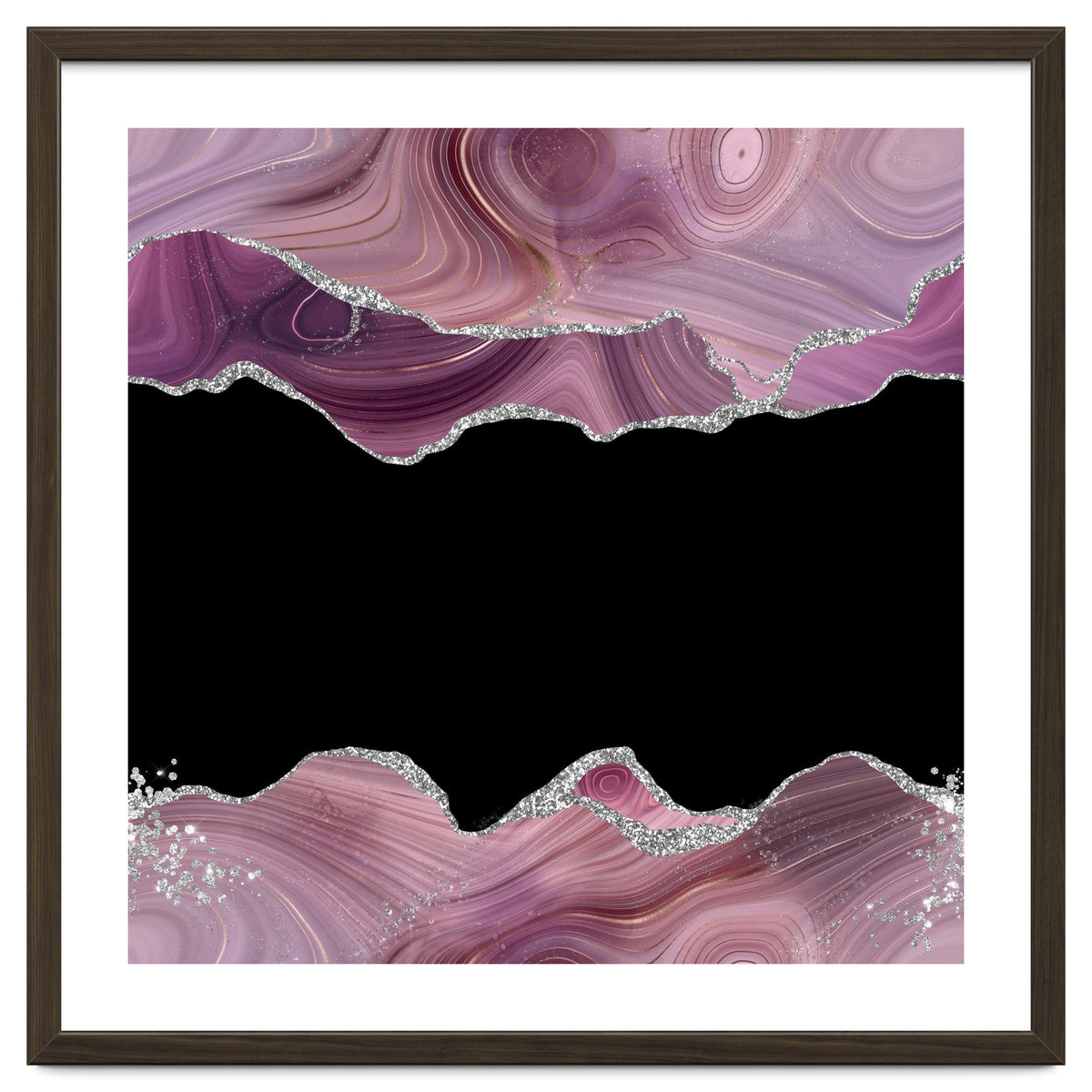 Mauve & Silver Agate Texture 03