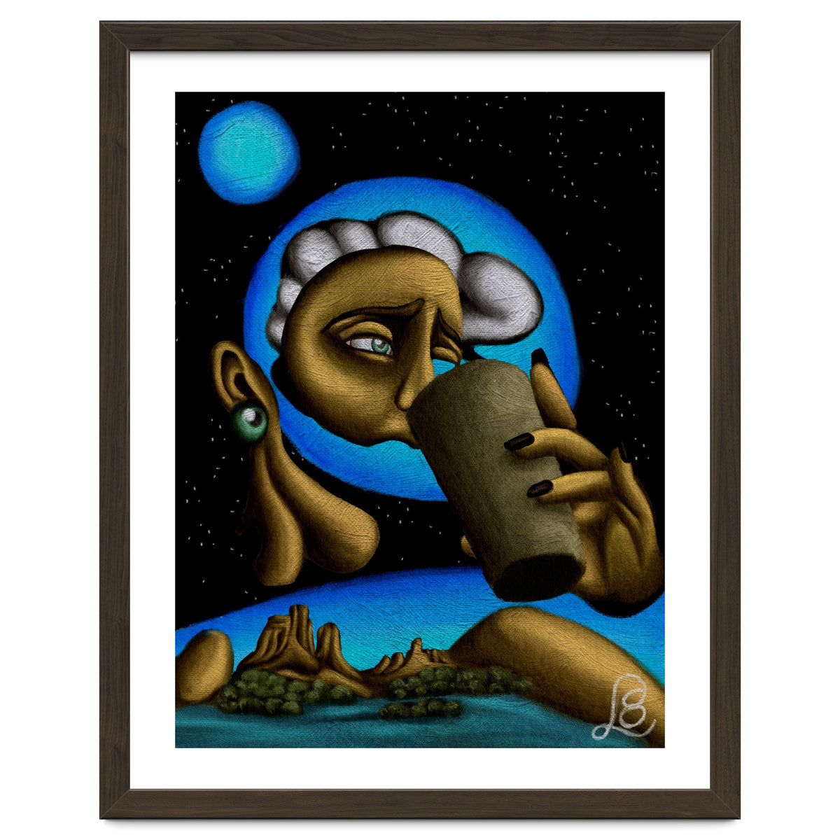 "A Drink Once In A Blue Moon"