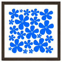 Blue Flowers Pattern