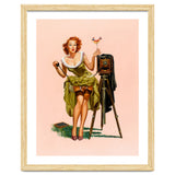 Sexy Pinup Woman On Photo Session thumbnail