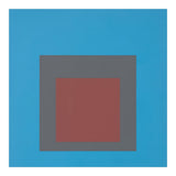 JOSEF ALBERS - HOMAGE TO THE SQUARE, BLUE, DARK RED  (Print Only) thumbnail