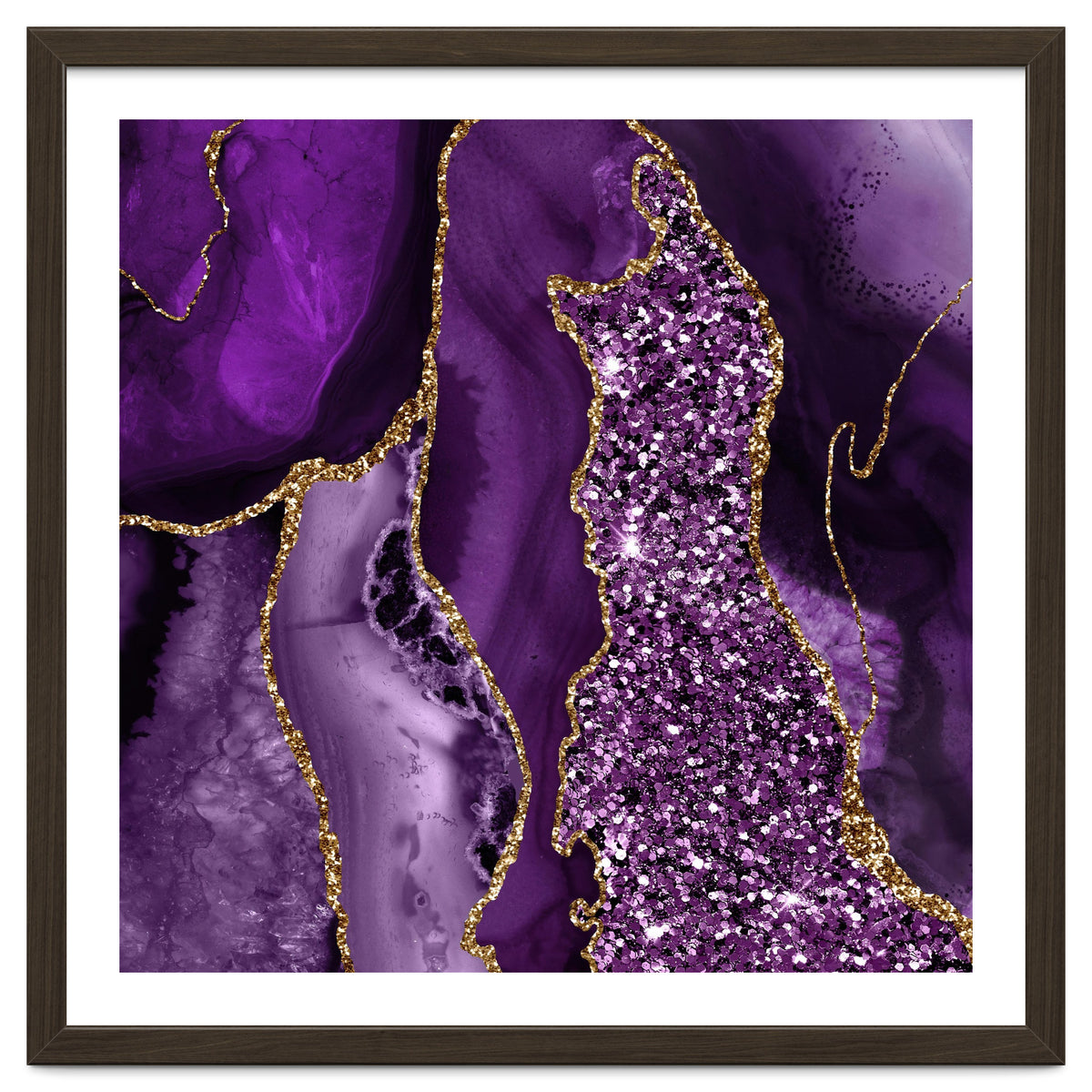 Agate Glitter Ocean Texture 04