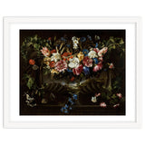 Juan de Arellano / 'Garland of Flowers with Landscape', 1652, Spanish School. thumbnail