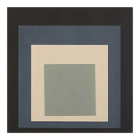 JOSEF ALBERS - HOMAGE TO THE SQUARE BEIGE GREY BLACK HIGH RESOLUTION (Print Only)
