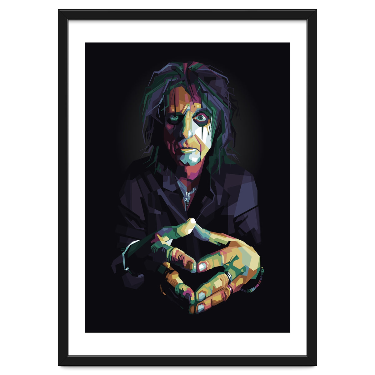 Alice Cooper Pop Art WPAP