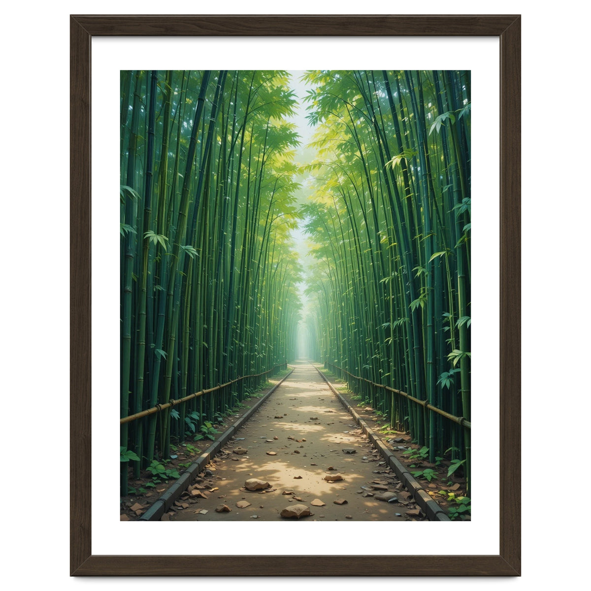 The Emerald Path: A Sun-Drenched Journey