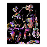 Cool John Ferguson And Captain Luke Blues Musician Legend Colorful (Print Only) thumbnail