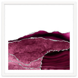 Burgundy & Silver Agate Texture 14 thumbnail