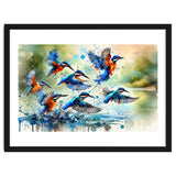 Kingfishers In Flight thumbnail