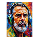 Man In Headphones Art (Print Only) thumbnail