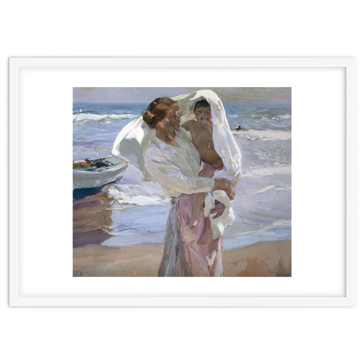 'Just Out of the Sea', 1915, Oil on canvas, 130 x 155 cm.