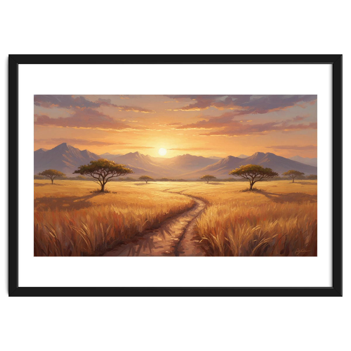Golden Peak Sunset