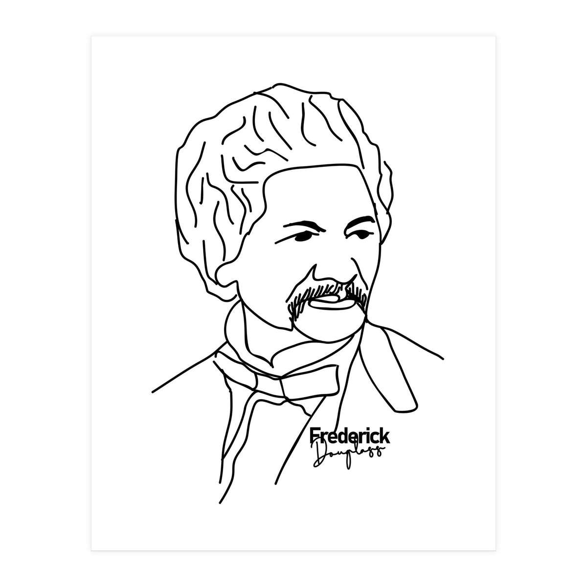 Frederick Douglass Illustration (Print Only)