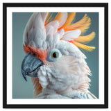 Salmon Crested Cockatoo Close Up Portrait thumbnail