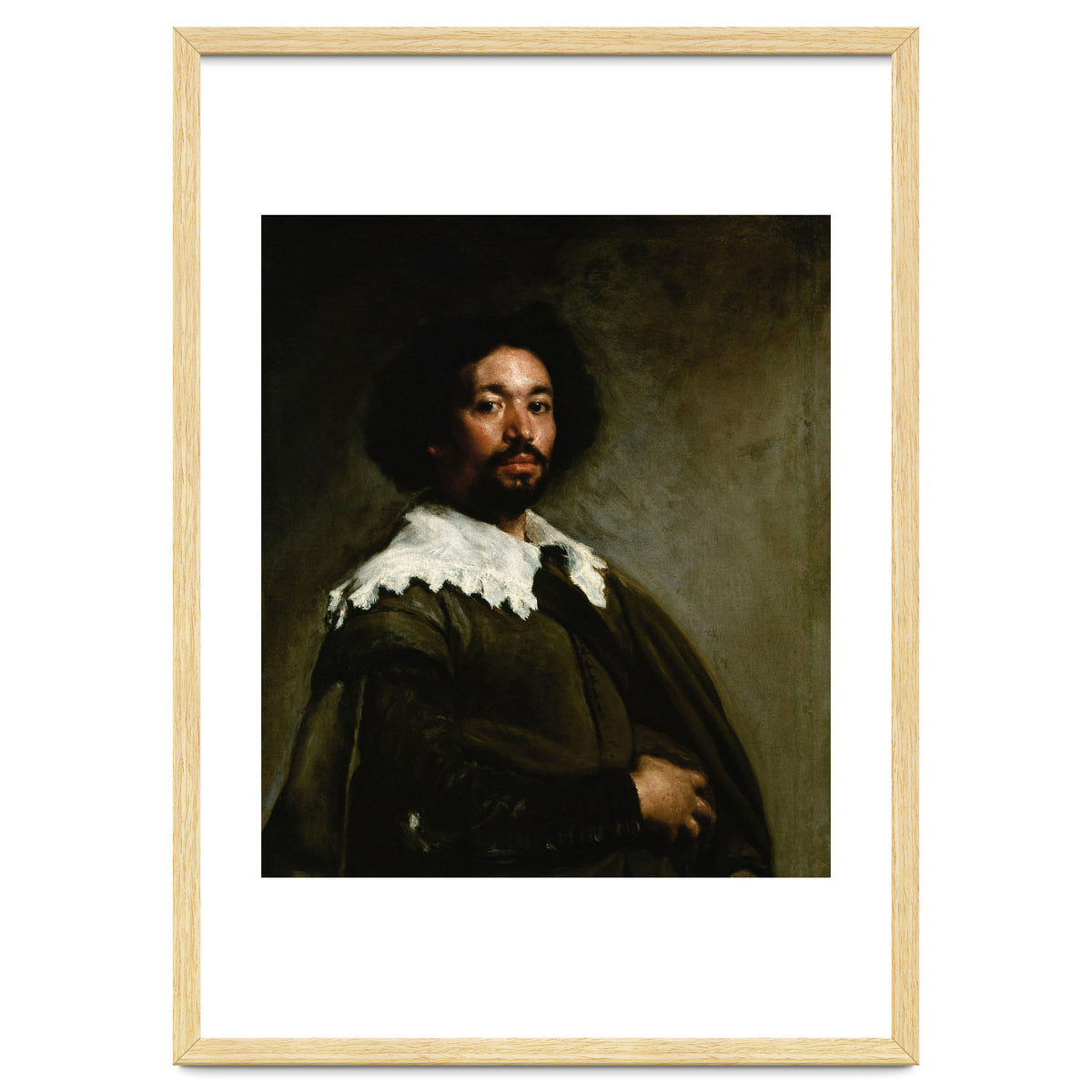 Diego Velázquez / 'Portrait of Juan de Pareja', 1650, Oil on canvas, 81.3 x 69.9 cm.
