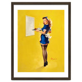 Pinup Sexy Waitress Looking Back thumbnail