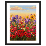 Vibrant Wildflower Field Oil Painting thumbnail